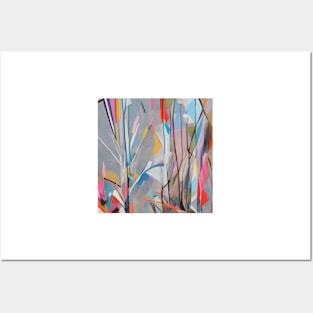 Wild Grass Abstract Posters and Art